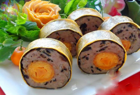 Chả vịt trứng muối